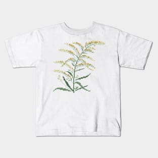 Kentucky Nebraska State Flower Goldenrod Kids T-Shirt